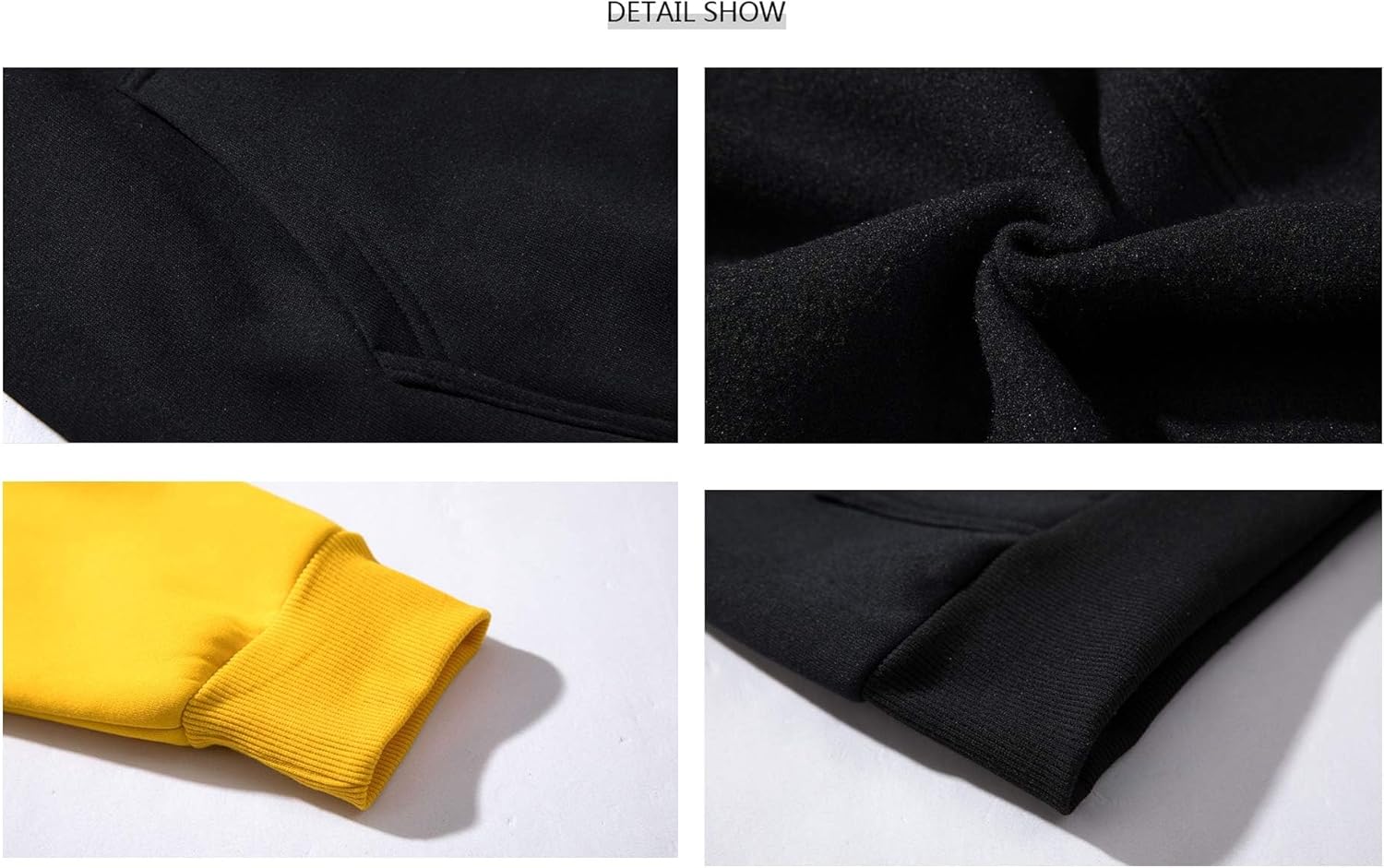 LBL Leading the Better Life Men's Solid Pullover Hoodies Sports Soft Blend Fleece Hooded Sweatshirts with Kangaroo Pocket - Image 3