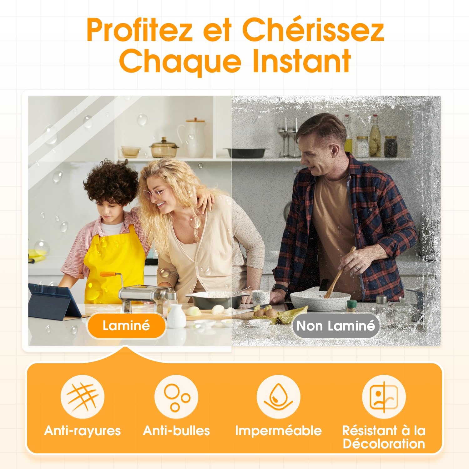 Crenova Plastifieuse A3, Chauffe rapide, Modes chaud et froid, avec 10 pochettes et arrondisseur d'angles, noir
