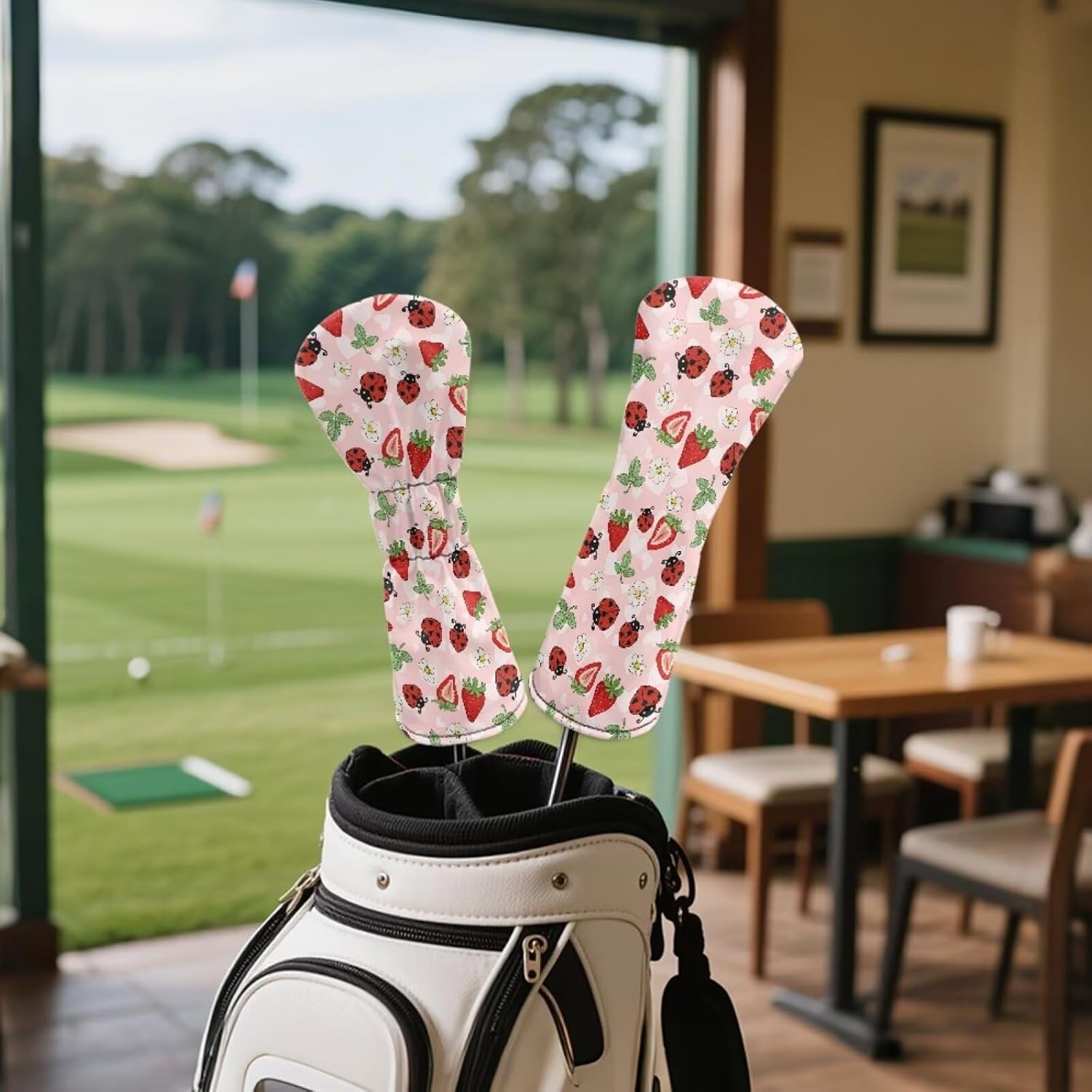 Pensura Golf Club Headcover for Driver Fairway Wood Hybrids Head Cover Set, PU Leather Design