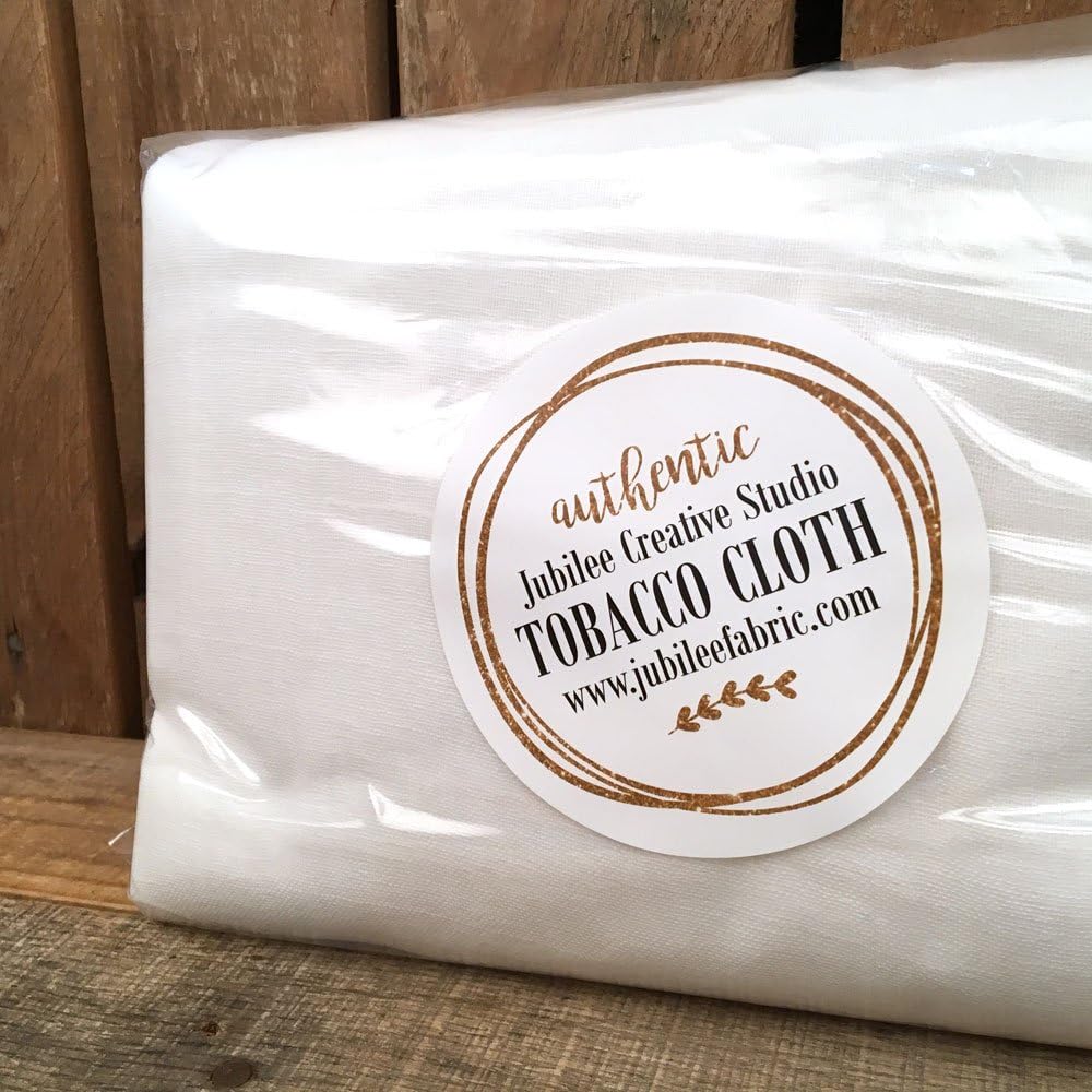 50 Yards White Tobacco Cloth Natural Cotton Fabric Lightweight for Wedding Decor by JCS