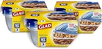 Vista 18 de Glad GladWare Mini Recipientes Redondos para Almacenamiento de Alimentos - Contenedor Pequeño de Comida con Capacidad para hasta 4 Onzas