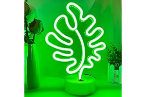 Delicate Leaf Neon Lights for Lush Ambiance