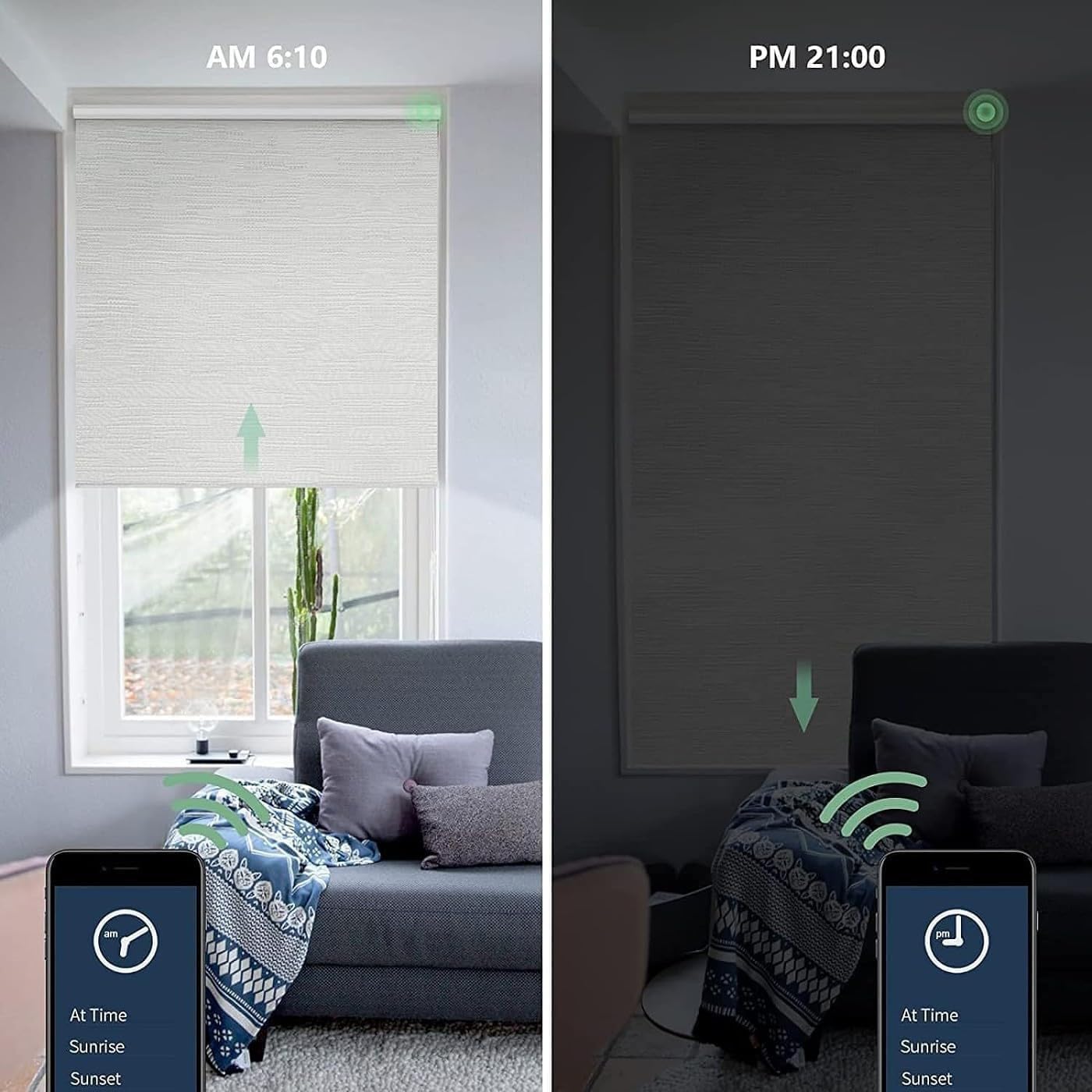 Amazon｜Yoolax 電動ロールスクリーン 遮光1級 スマートブラインド