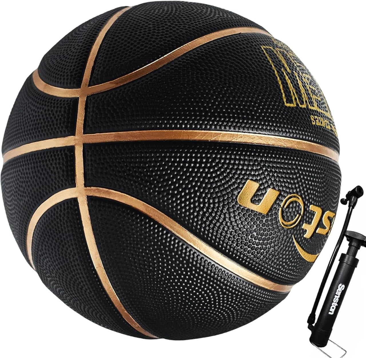 Senston Ballon de Basket Taille 7 + Pompe
