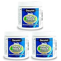 Vista 1 de DecoArt Triple Thick Gloss Glaze - Tarro, 8fl oz (paquete de 3)