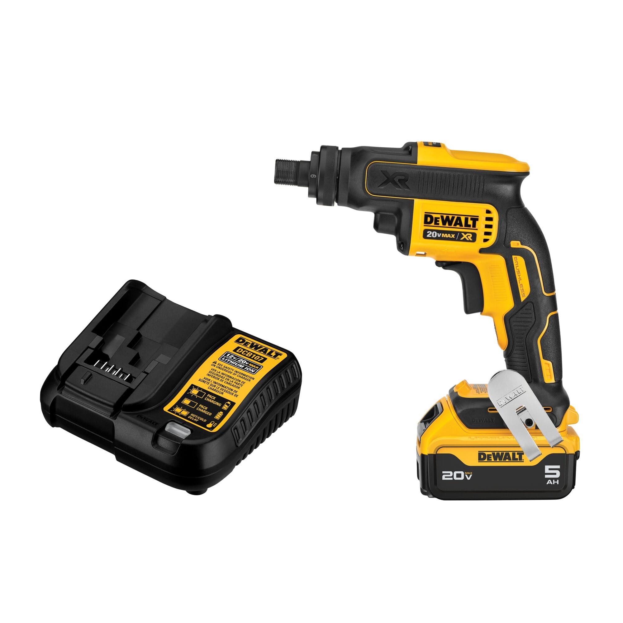 Screwgun DEWALT DCF624P2 pour en finir avec les vis mal enfoncées dans le placo