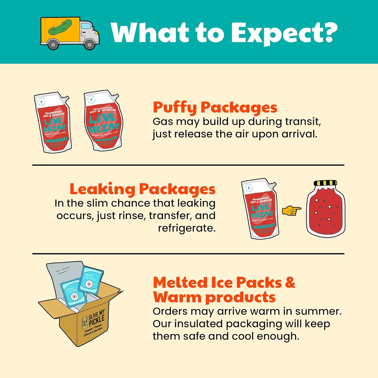 Olive My Pickle Probiotic Pickle Juice - 58.5 Ounces | 3 Pack of LiveBrine Pomegranate Beet & Tangerine Pickle Juice with Natural Probiotics and Digestive Enzymes for Gut Health - 39 Pickle Shots