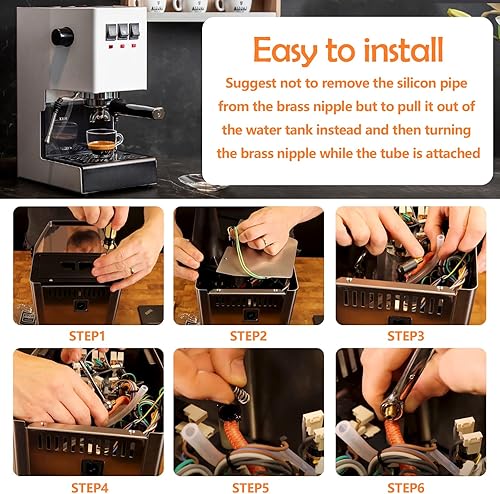 Miniatura 6 de Máquina de café expreso Barista Gadgets OPV Spring compatible con Gaggia Classic 9 Bar 6.5 Bar 5 Bar Opv Kit de máquina de café Opv para Gaggia