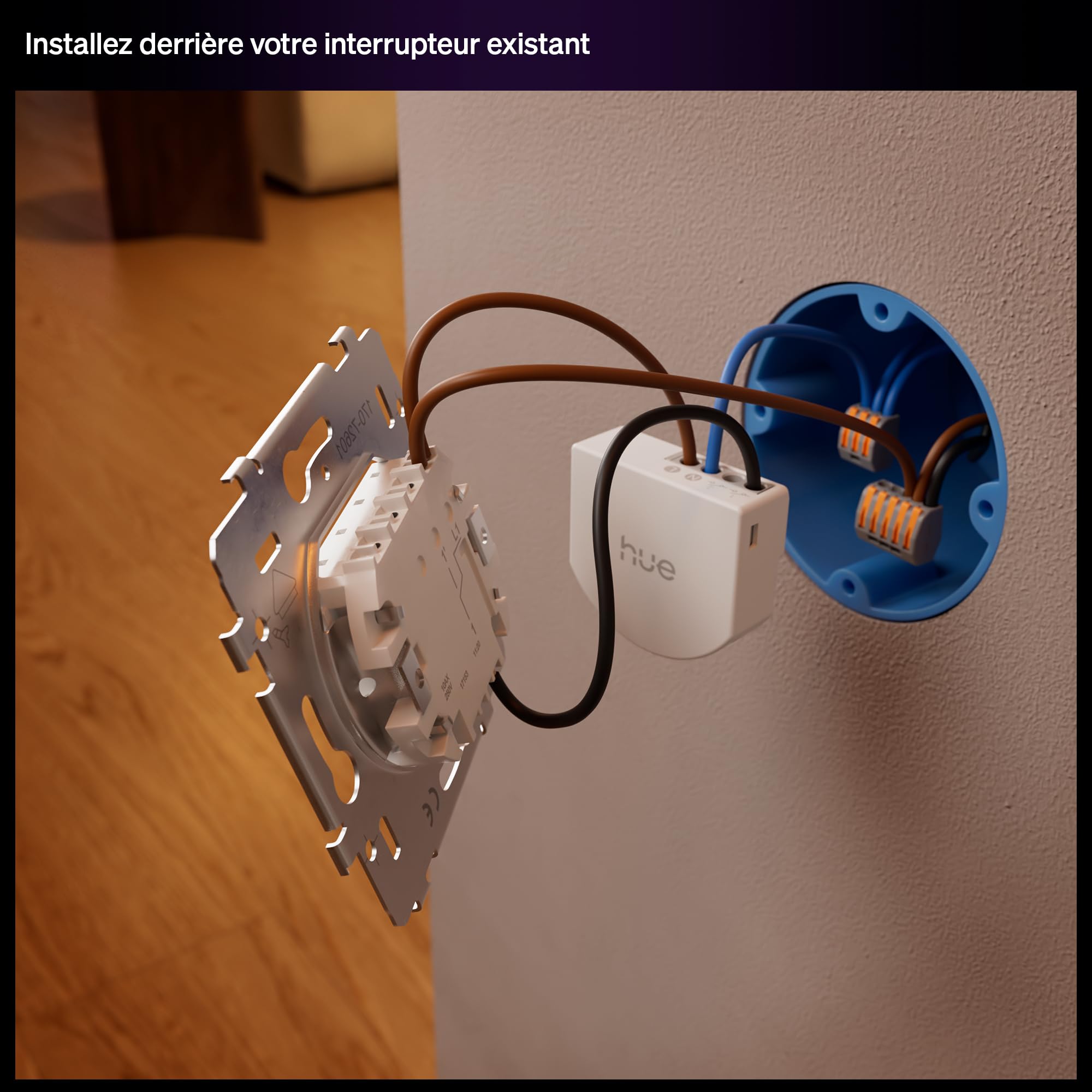 Philips Hue module d'interrupteur filaire, pack de 2