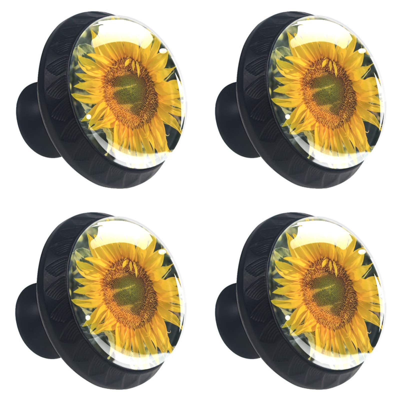 Bouton de tiroir cuisine cristal 30mm lot de poignées rondes avec vis pour meuble