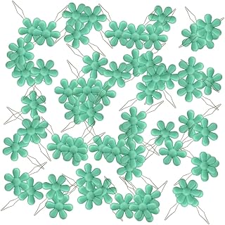 50pcs Plastic Flower Needle Threaders for Hand Sewing Accessories