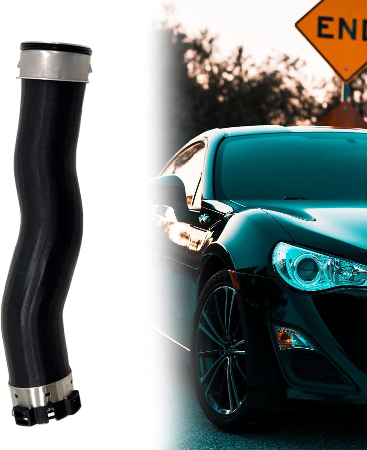 柔軟な漏れ防止接続カーエアダクトホースパイプ E46 E81 E82 E84 E87 E88 E90 E91 E92 E93 120