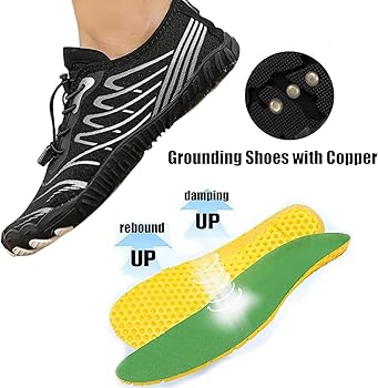 Zapatos de tierra con cobre para hombre y mujer, unisex, antideslizantes, suaves y cómodos, con tierra eficaz4