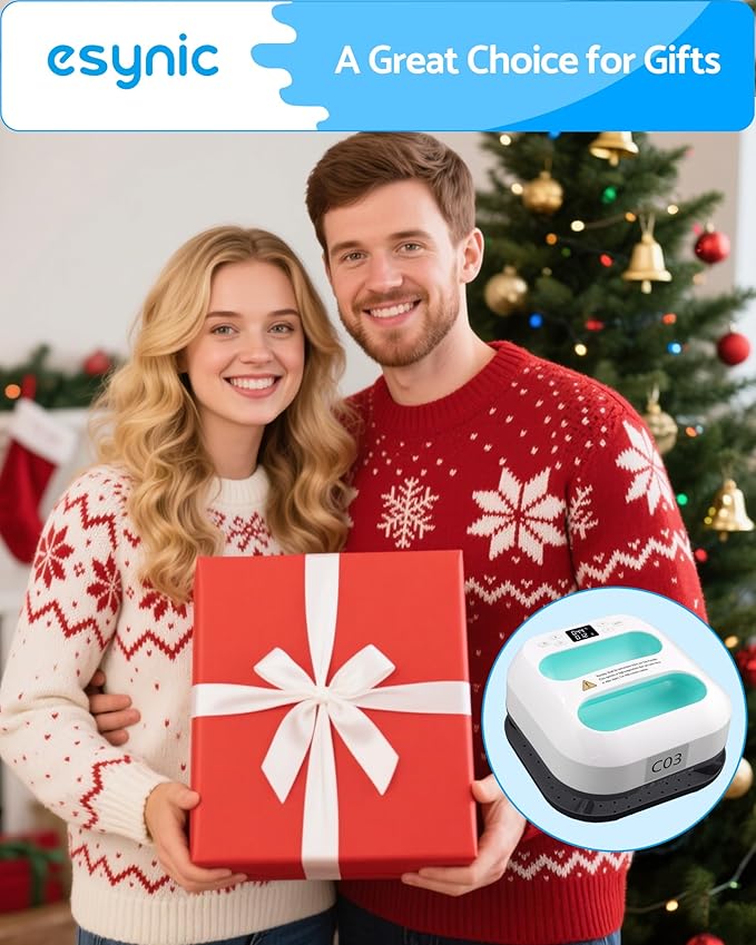 Termofijadora Manual eSynic 9x9 Pulgadas con Pantalla LED y Plato Cerámico miniatura 8