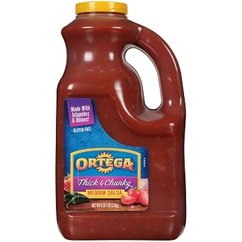 Ortega Medium Thick & Chunky Salsa 135 OZ (8 LB 7 OZ)