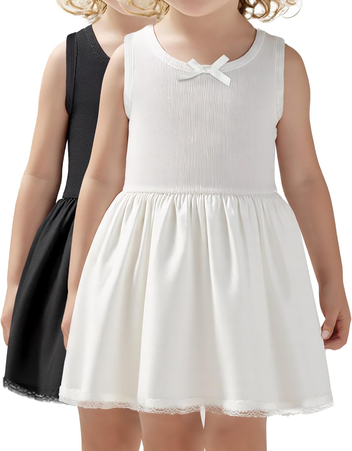 Toulite Pcs Girls Slips for Under Dresses White Liberia Ubuy