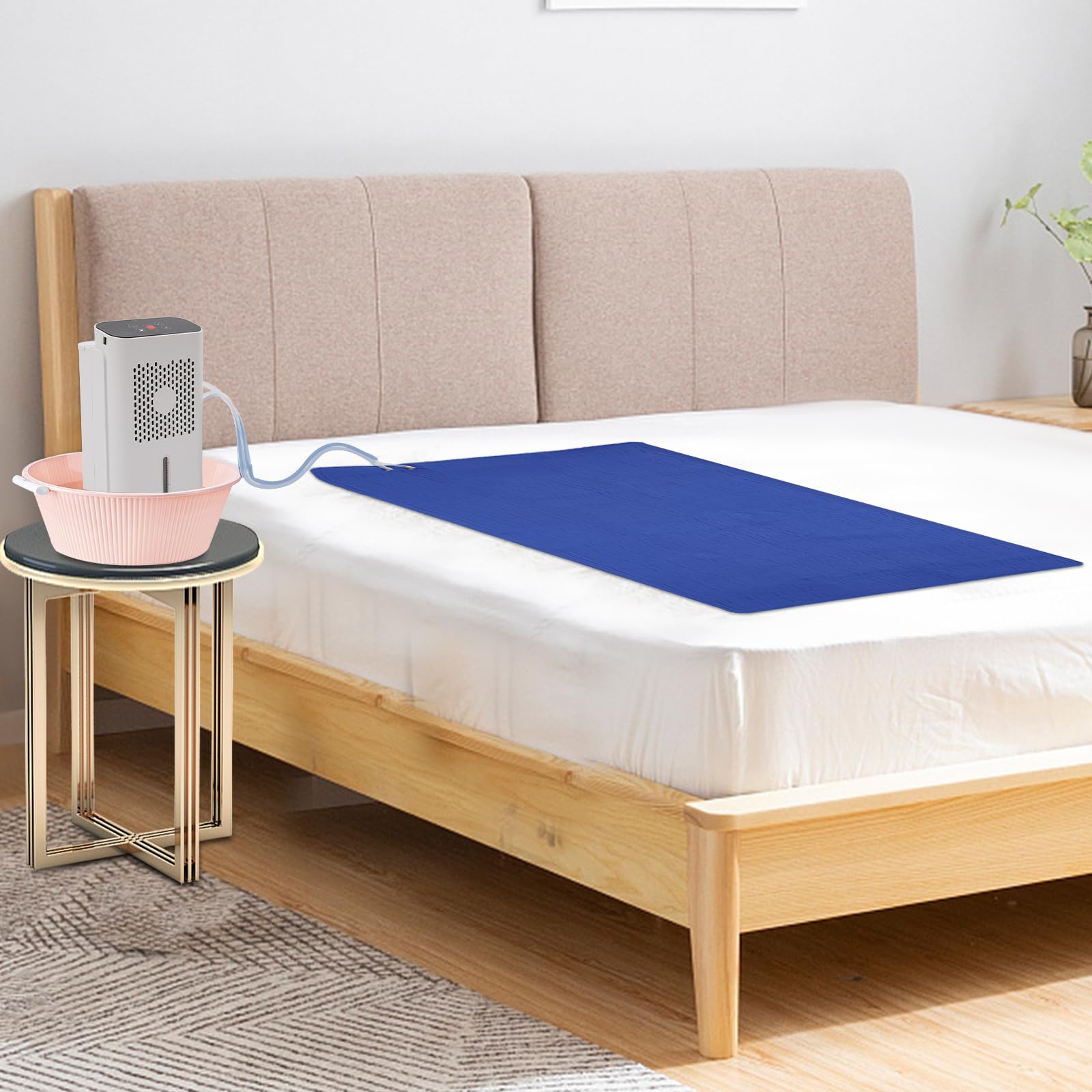 Amazon.com: Water Cooling Bed Pad, Wind & Time Adjustable Water
