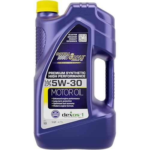Royal Purple 51530 API-Licensed SAE 5W-30 High Performance Synthetic Motor Oil - 5 qt., Model:ROY51530