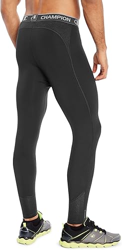 Vista 2 de Champion Compression Tights, Moisture-Wicking, Mens Athletic Shorts, 9" Inseam