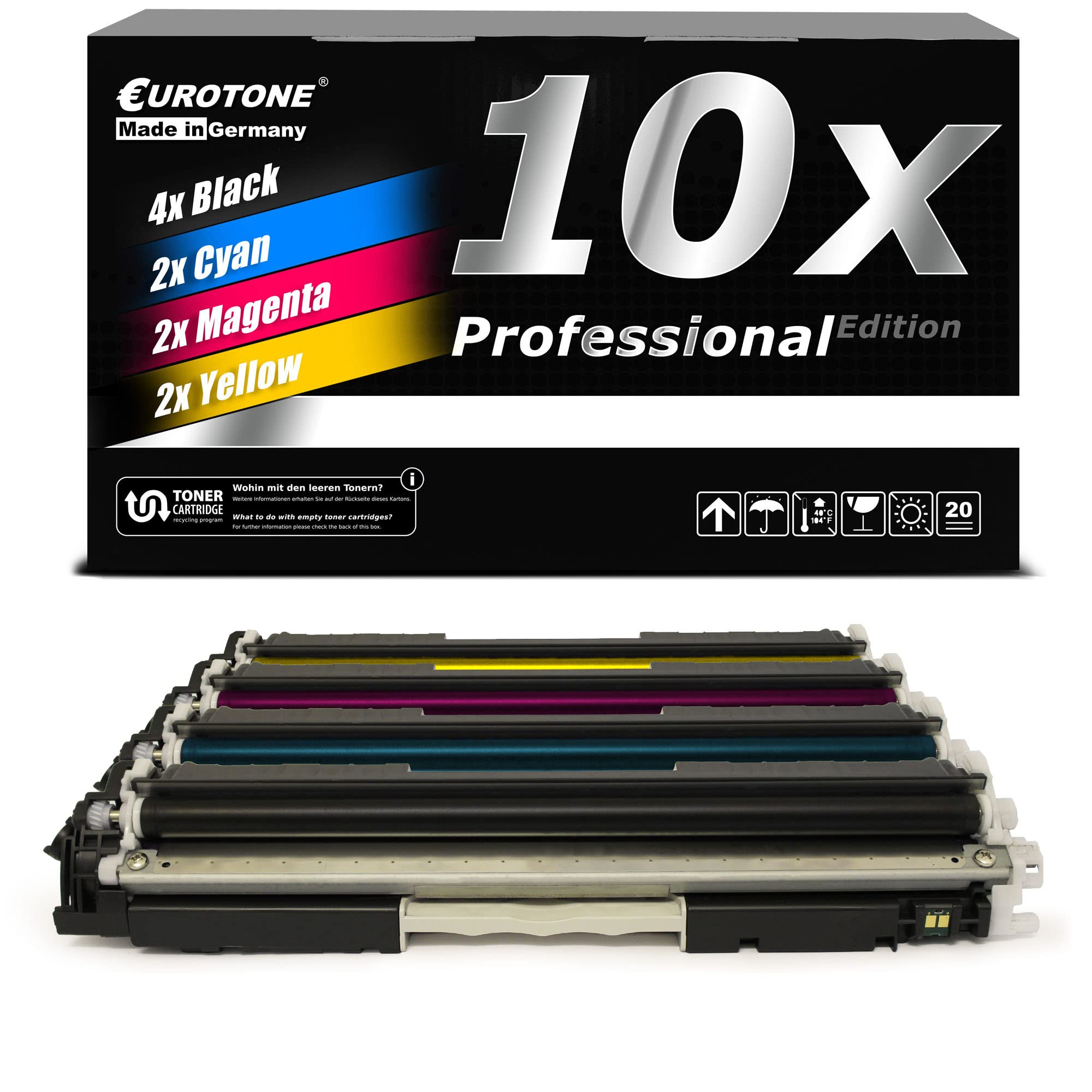 Toner CE310A HP Color LaserJet Pro 100 M175 compatible 126A 10x - 7