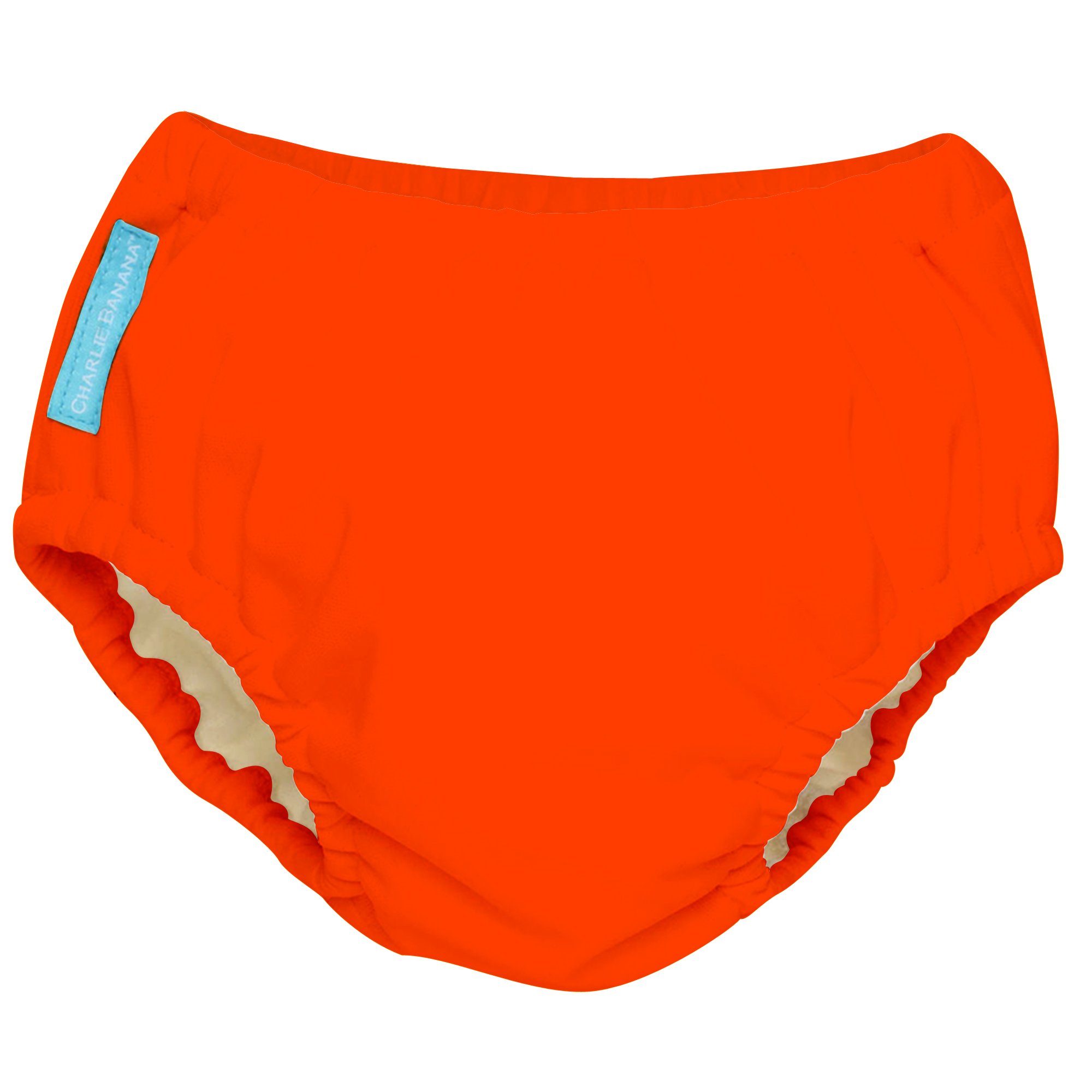 CHARLIE BANANAReusable Swim Diaper, X-Large, Florescent Orange