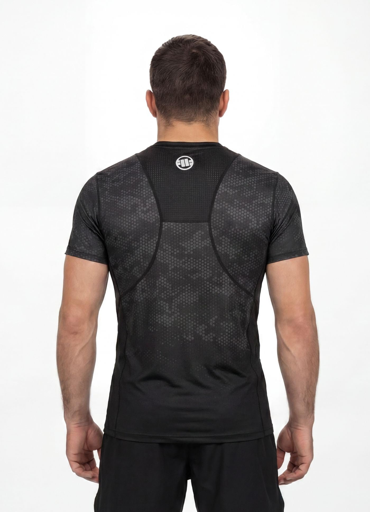 PITBULL- T-Shirt Herren MESH HEX CAMO Hilltop, Trainingsshirt Fitness