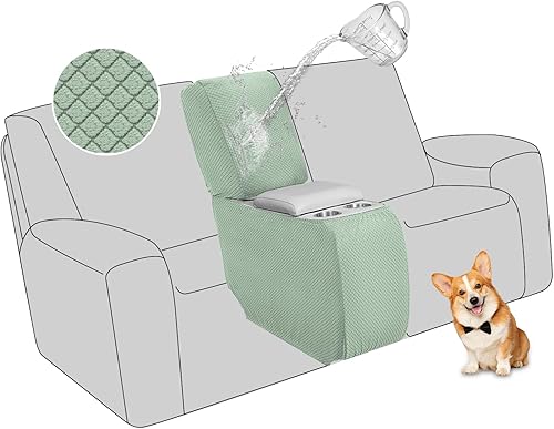 Miniatura 65 de ALIECOM Fundas impermeables para sofá seccional reclinable para sofá seccional reclinable elástico en forma de L, fundas de esquina lavables de