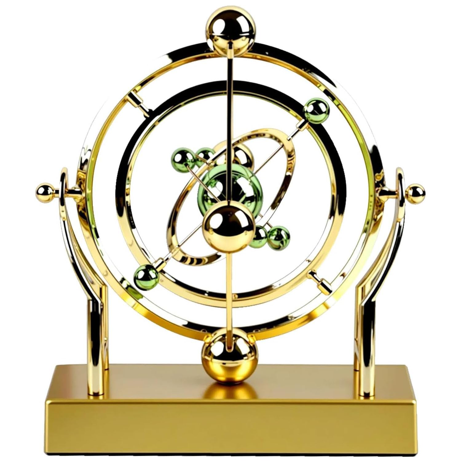Celestial Orbit Perpetual Motion Machine,Kinetic Art Desk Toy with 360ยฐ Rotating Pendulum, Educational Science Decor for Home & Office,Cool Gadgets Physics Teacher Gifts