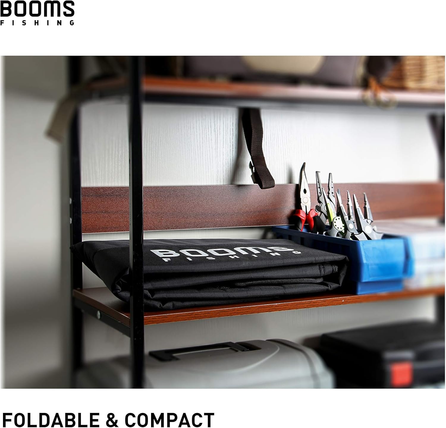 Booms Fishing PB1 Fishing Rod Case, Portable Folding Fishing Pole Case, Fishing Spinning Rod Bag, Store Up to 2 Fishing Poles with Reels, 4.6ft/55inch : Sports & Outdoors