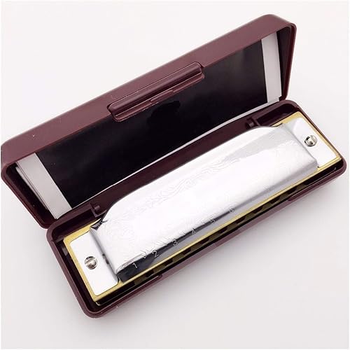 Folk Instruments - Placa de cobre con 10 agujeros, armónica, órgano maestro, boca, llave de C, arpa diatónica, blues, instrumentos musicais gaita