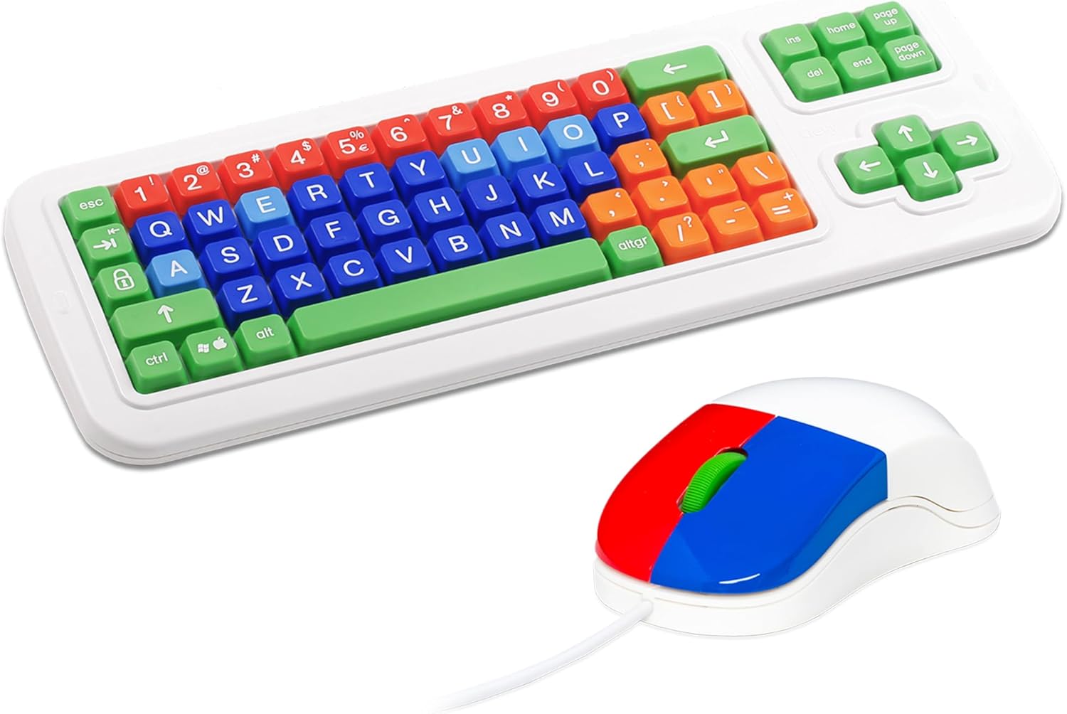 Clevy Kids Mouse and Clevy Kids Uppercase Keyboard Bundle