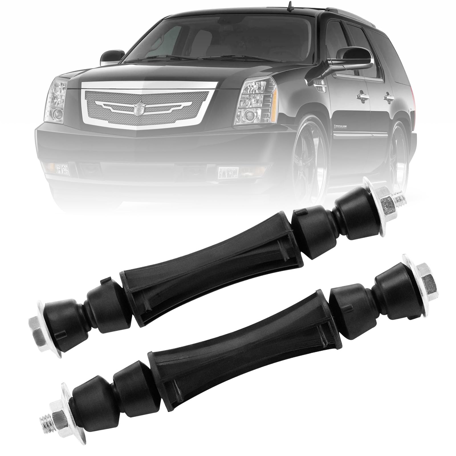BREADEEP2PCS K700432 Front Stabilizer Sway Bar Link Compatible with 2007-2016 Chevrolet Chevy Silverado 1500 Tahoe Suburban Avalanche Cadillac Escalade GMC Yukon Sierra