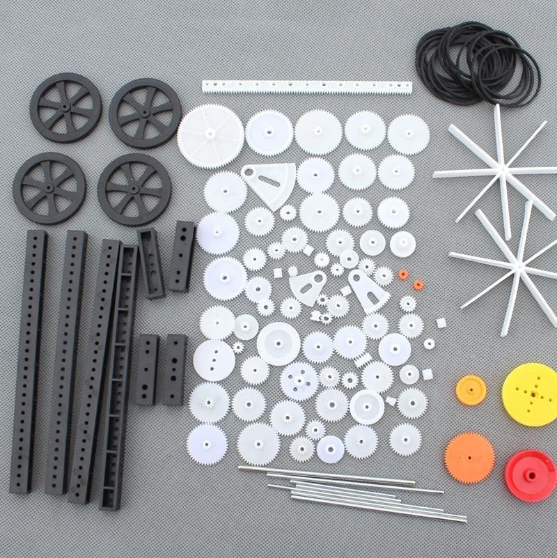 92 Kinds of Gear O－ne Set 92pcs Bag Plastic Toys for Model Robot Car DIY Accessories