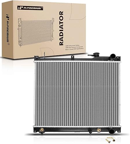 A-Premium Radiador de refrigerante del motor con enfriador de aceite de transmisión compatible con Suzuki Vitara 1999-2002 L4 1.6L, Vitara 1999-2003