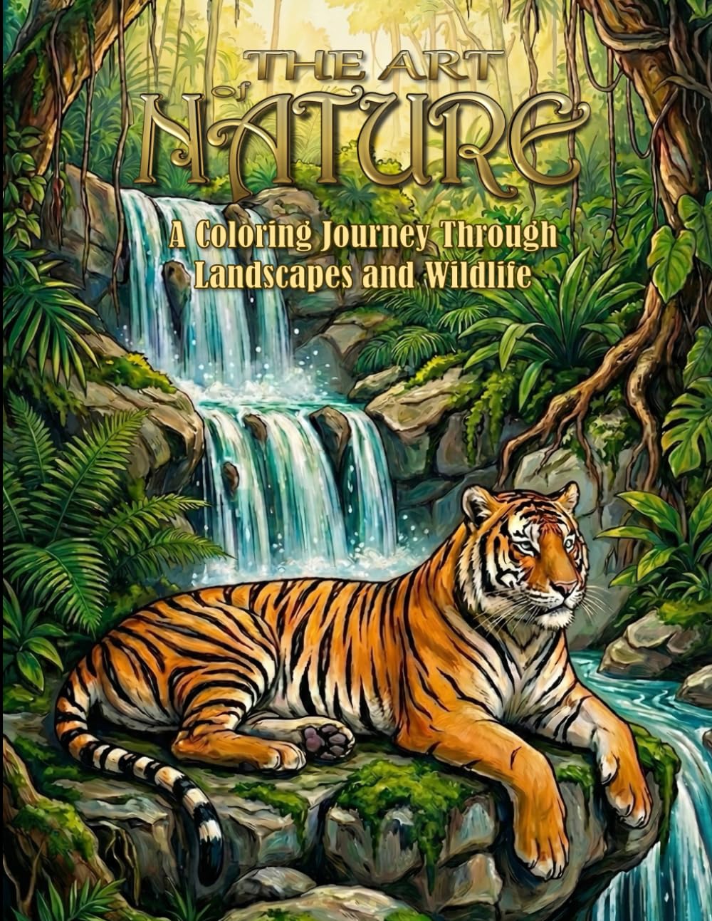 The Art of Nature: A Coloring Journey Through Landscapes and Wildlife