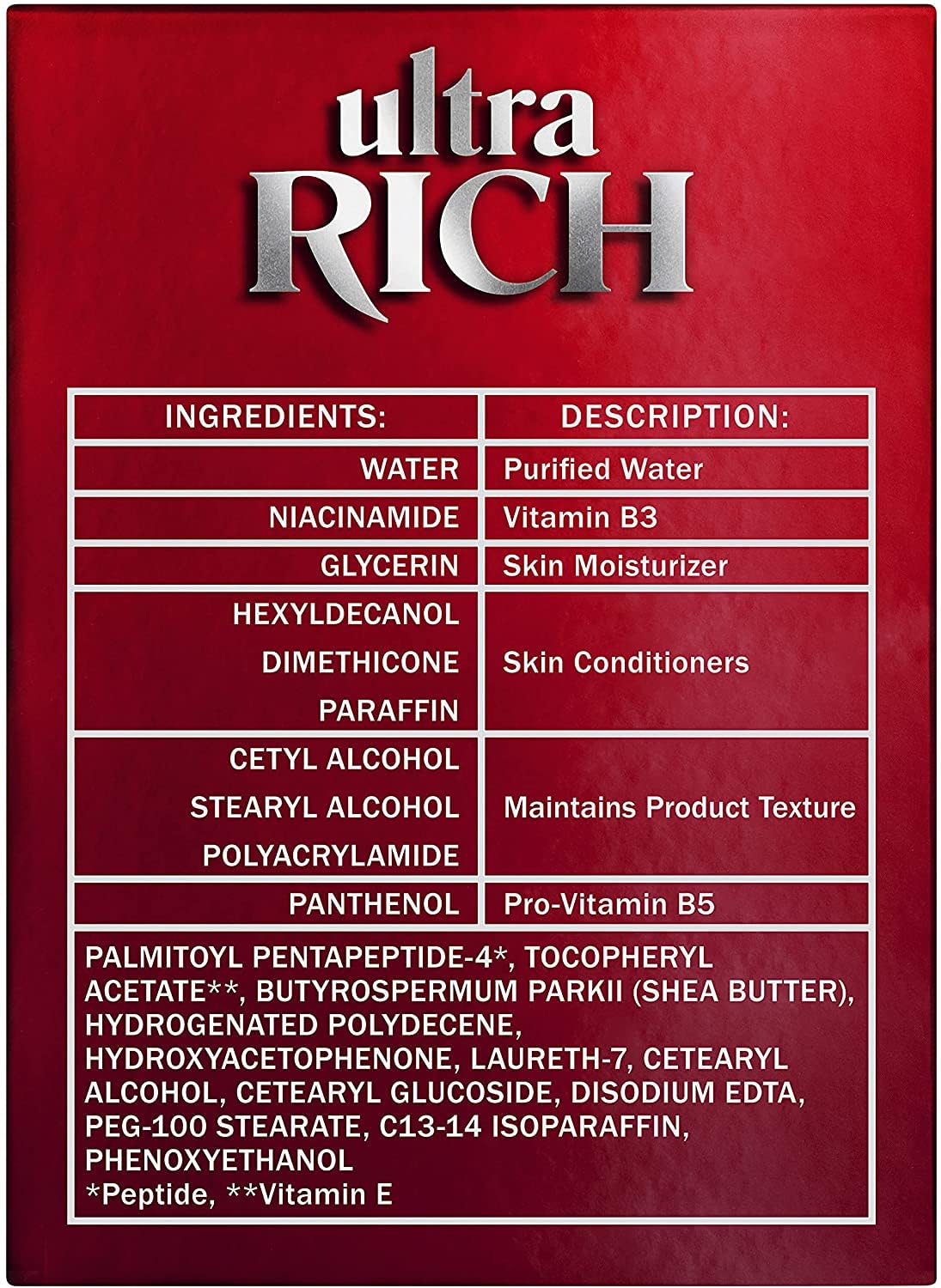 Ultra Rich ΟΙay Hydrating Moisturizer Face Cream FRAGRANCE FREE - 1.7oz (PACK OF 2)