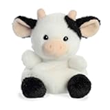 Aurora® Adorable Palm Pals™ Sweetie Cow™ Stuffed Animal - Pocket-Sized Play - Collectable Fun - White 5 Inches