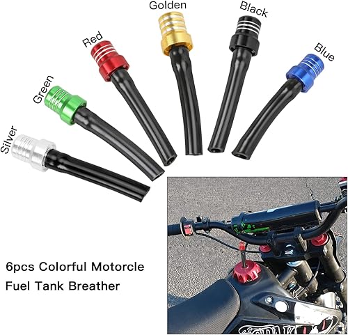 Miniatura 4 de GREHUA Manguera de ventilación para motocicleta, tubo de ventilación para tanque de combustible de 50 cc, 70 cc, 90 cc, 110 cc, 125 cc, cuatrimoto,