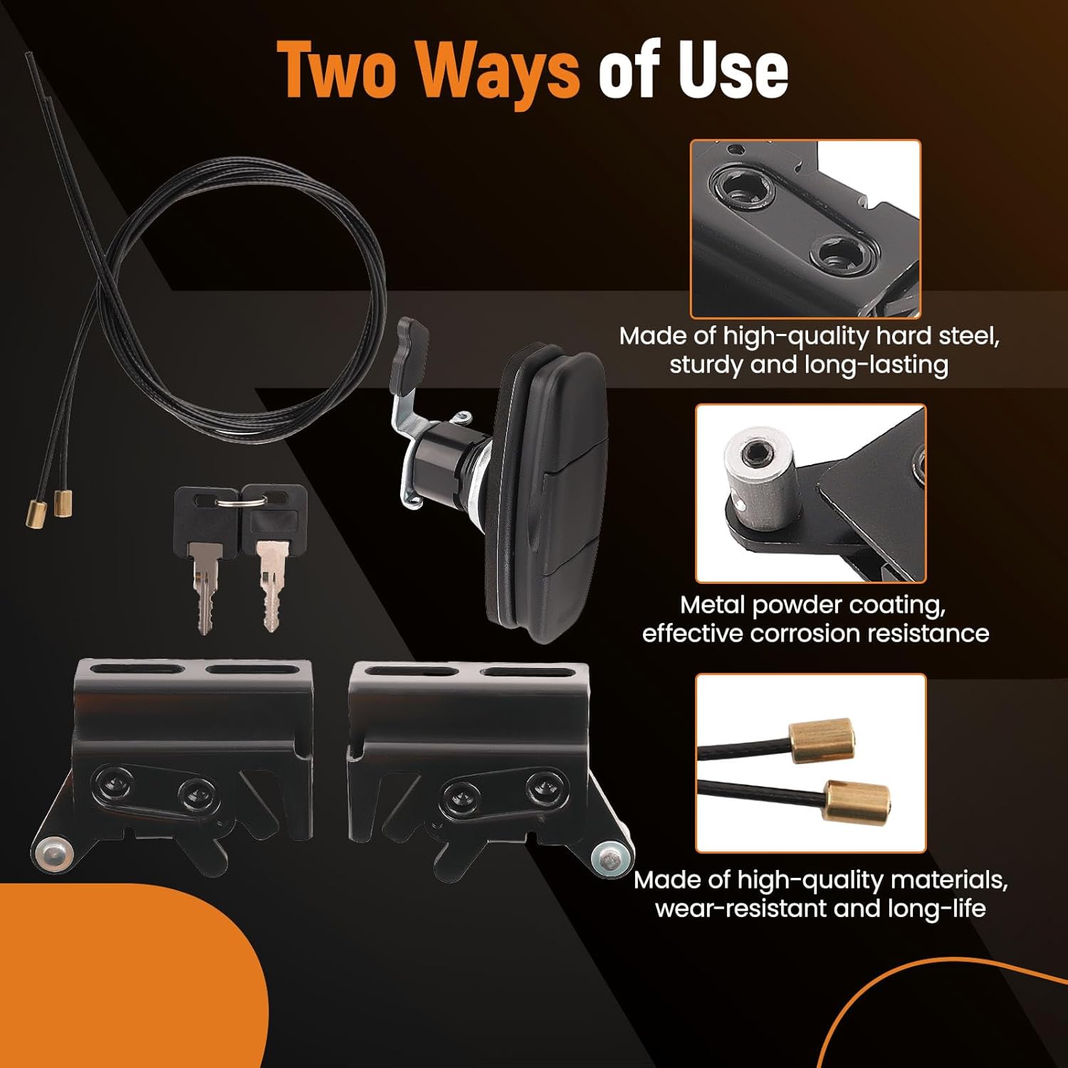 maXpeedingrods Twist Handle Kit Replacement Compatible with Leer 100XL/100XQ/100XR, for TSC700 Tonneau Covers & Latches 83514 83515