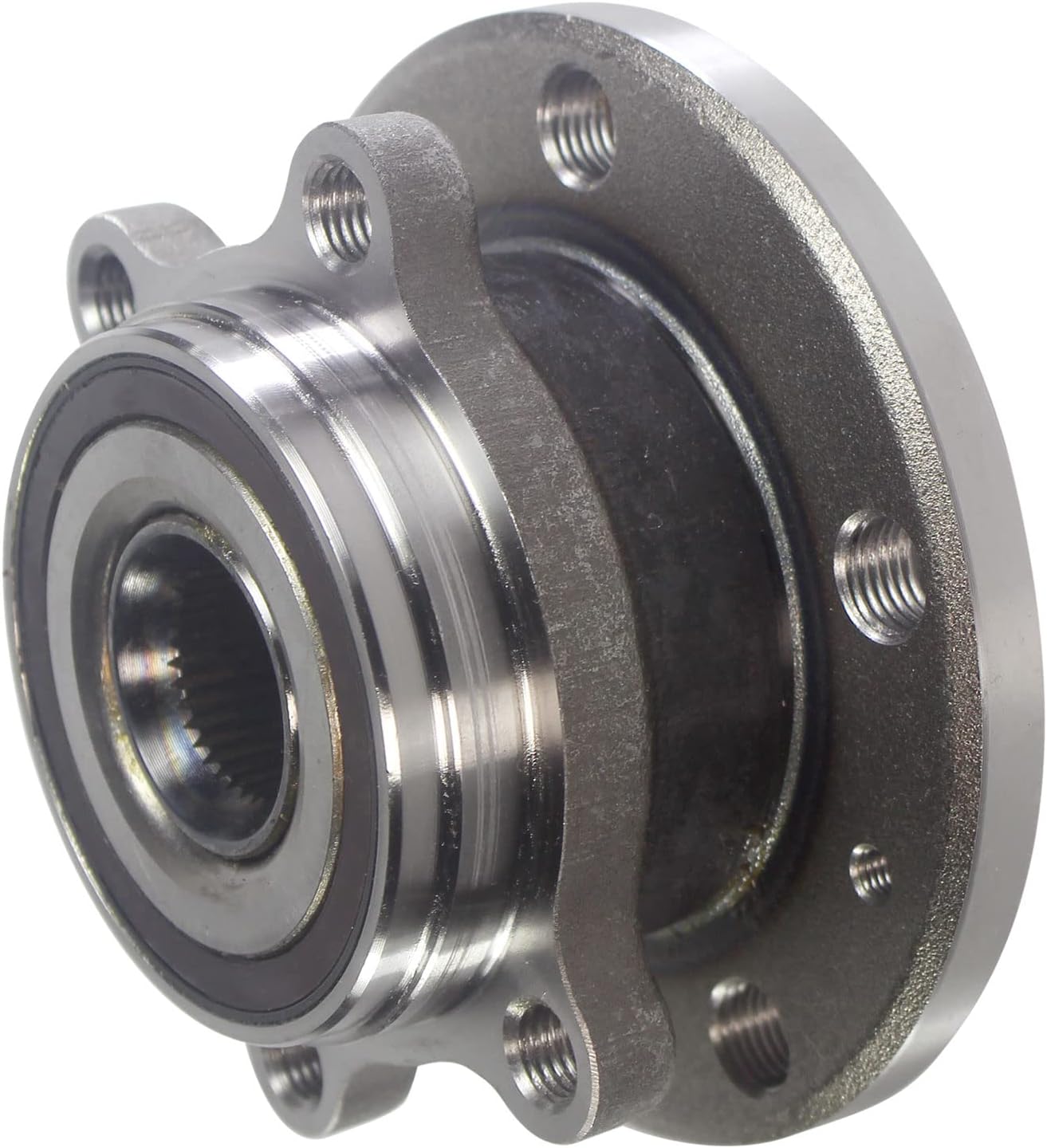 513253 Front or Rear Wheel Bearing and Hub Assembly Replacement for Audi A3 Quattro TT TT Quattro VW Beetle CC Eos Golf GTI Jetta Passat R32 Rabbit Tiguan Hub Bearing Assembly 2pc