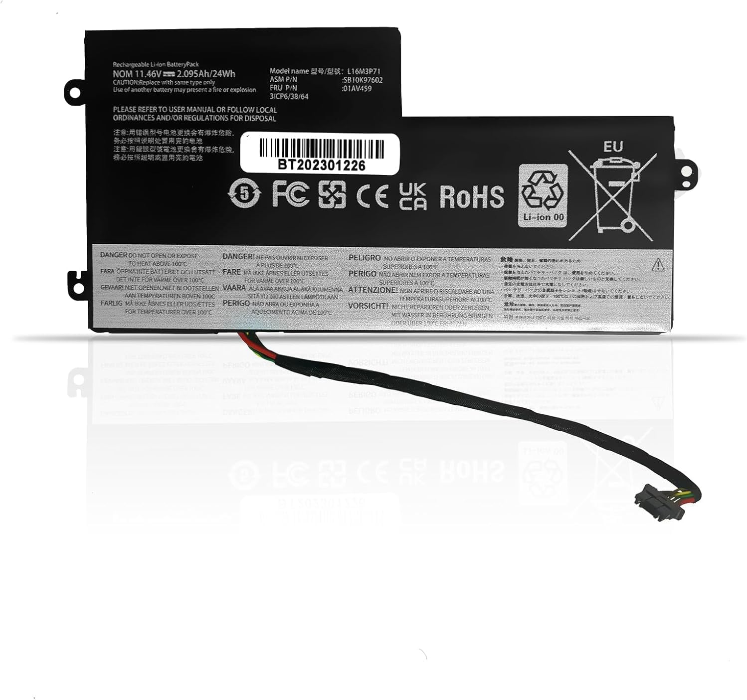 L16M3P71 45N1112 45N111 01AV459 45N1109 45N1110 45N1773 Laptop Battery Replacement for Lenovo ThinkPad A275 T440 T440S T450 T450S T460 X240 X240S X250 X260 X270 Series(11.46V 24Wh)