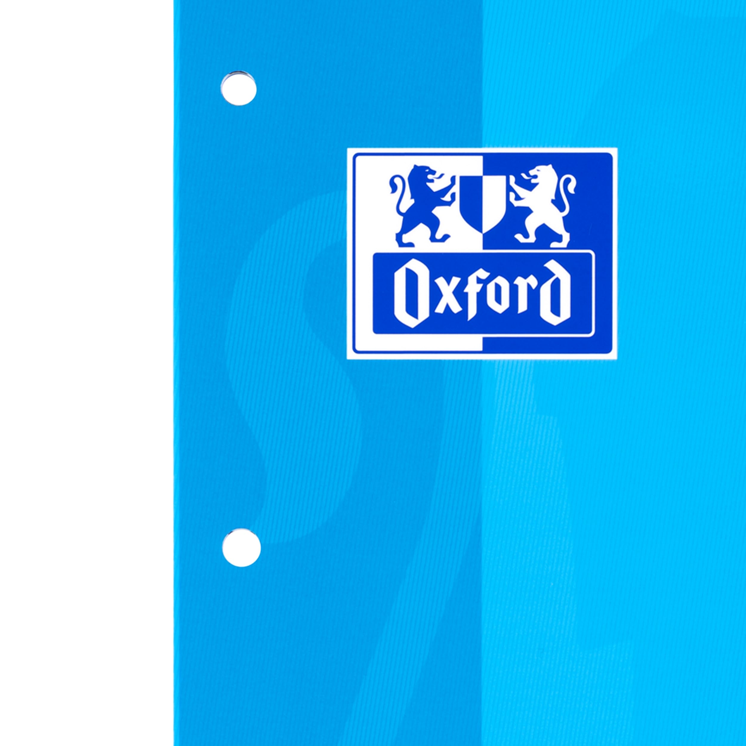 Oxford 100050354 Notatnik szkolny, A4, styl linii, 20 pustych, 50 arkuszy, 90 g/m², papier optyczny, klejony wzdłuż góry, 5 sztuk, niebieski