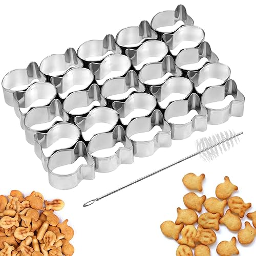 GoldFish Cracker Cutter Goldfish Cutter 25 Cavity Fish Cookie Cutter