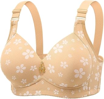 Bras for Women Seamless Wireless No Underwire Supportive Push Up Cute Comfortable Bralettes with Adjustable Straps