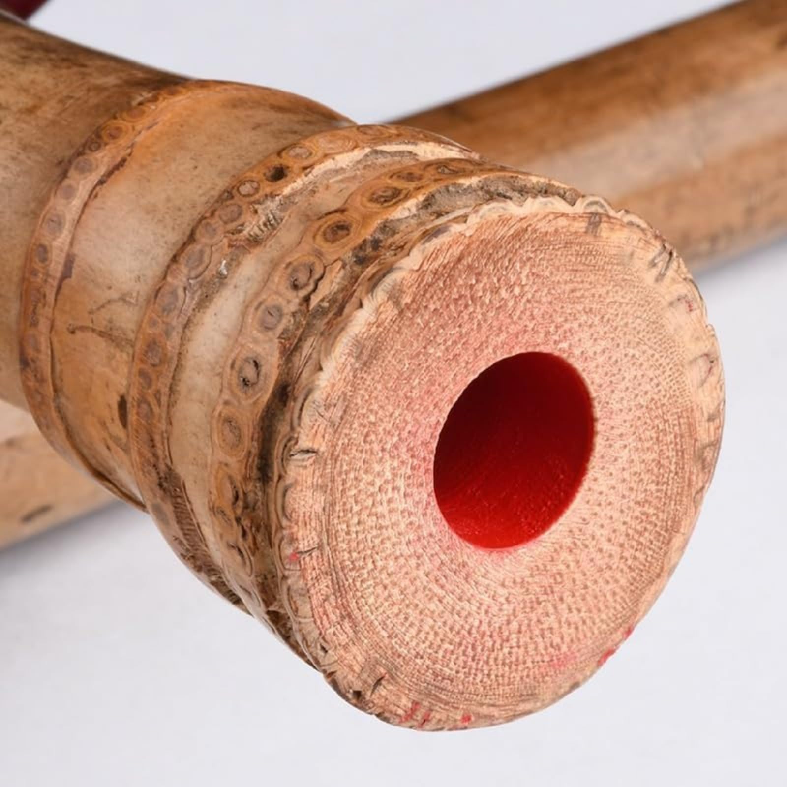 1,8 Shakuhachi Pentatonische Bambusflöte Zen-Instrument für Shakuhachi-Mundstück mit Wurzelende und natürlichem Rand. D-Rohr in G