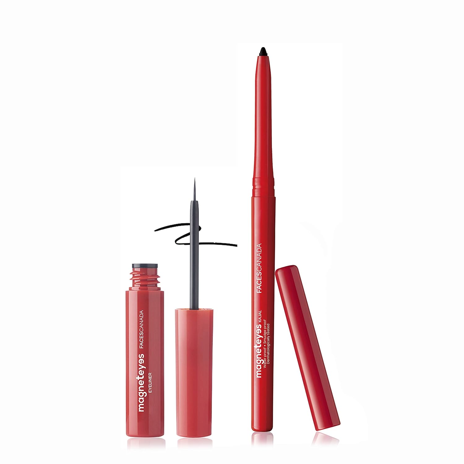 FACESCANADA Dynamic Duo (Kajal & Pencil Eyeliner Black