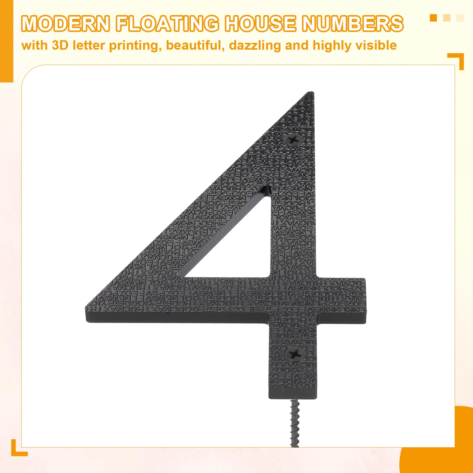 PATIKIL 8 Inch House Numbers - Image 3
