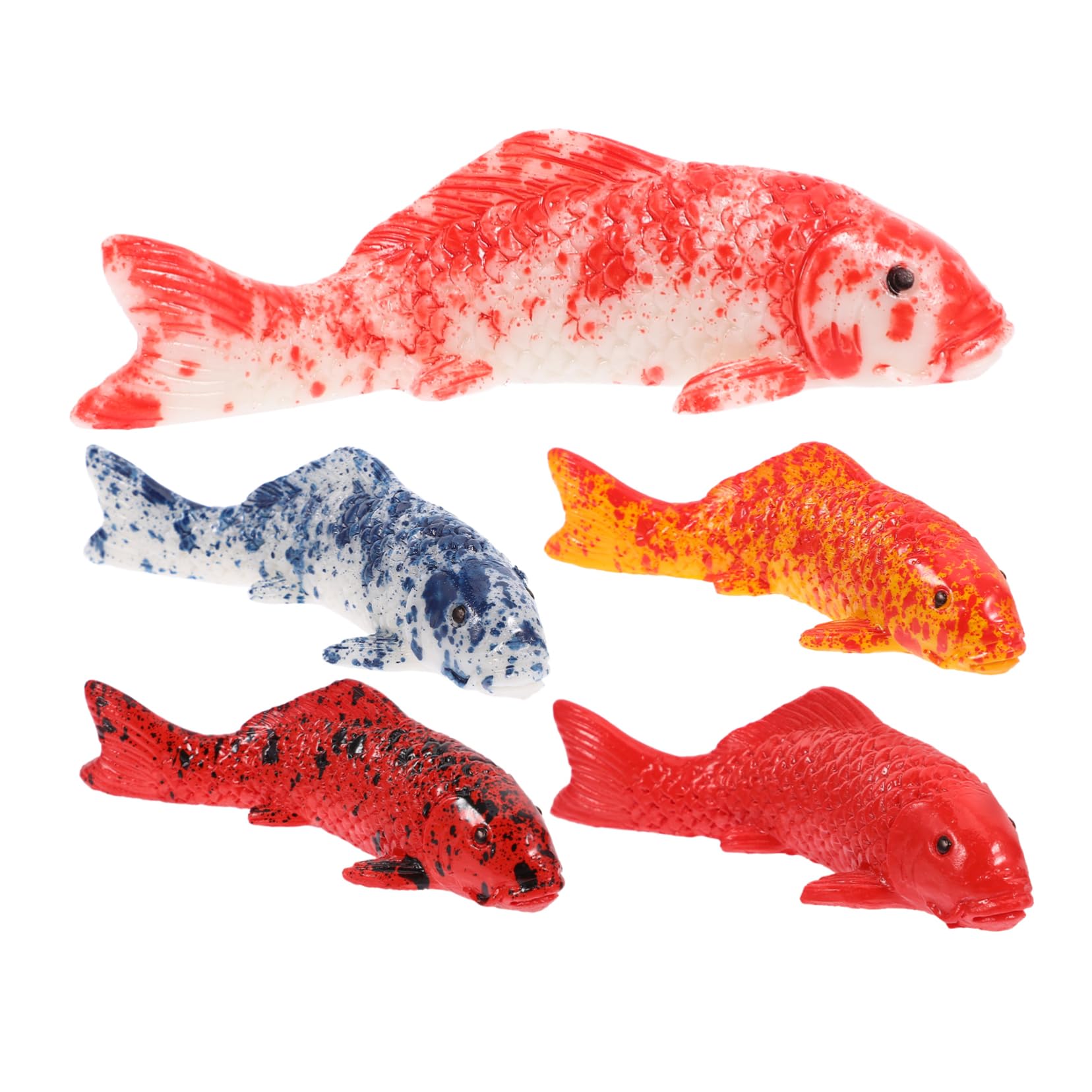 BESPORTBLE 5pièces Décoration Aquarium Poissons Simulés Ornements Flottants Réalistes pour Créer Une Atmosphère Océanique Votre Réservoir
