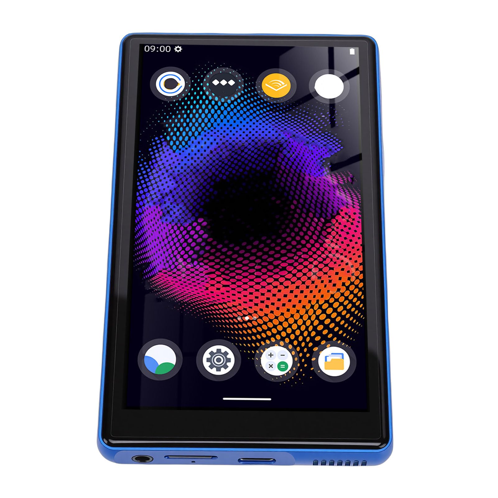 XUMIUZIY Reproductor MP3 con Pantalla Táctil de 5,0 Pulgadas, 128 GB, Reproductor de Música WiFi MP4 HiFi sin Pérdidas con Bluetooth para Niños y Adultos (Blue)