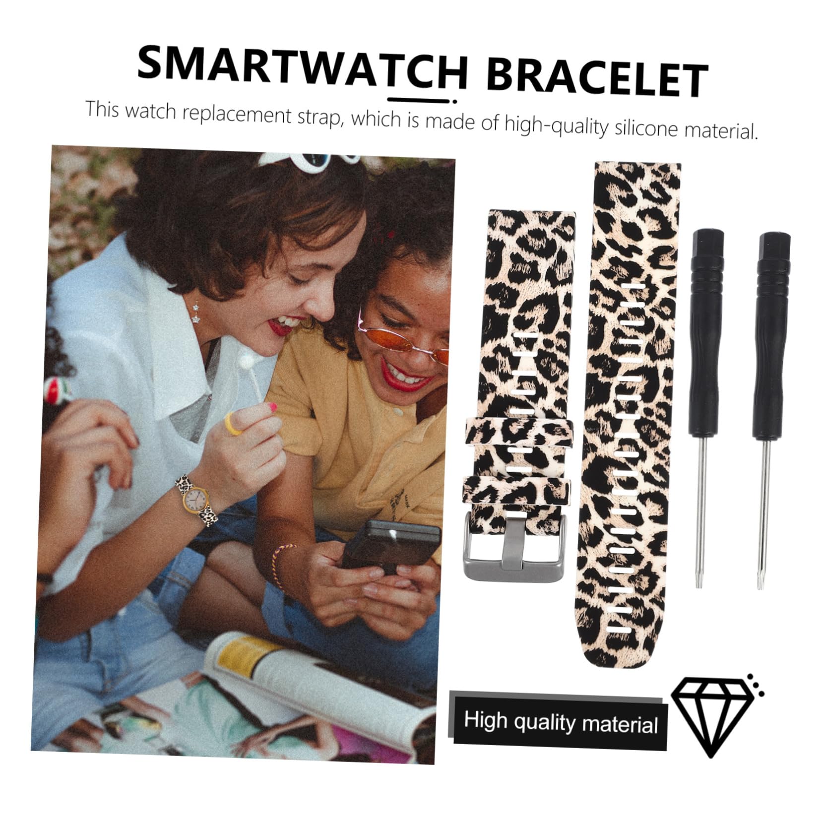 HOMSFOU Correa De Reloj De Ejercicio Reloj De Pulsera Reloj Inteligente Pulsera Bandas De Reloj Inteligente Banda De Repuesto Accesorio De Reloj Deporte Bandas De Reloj Banda Bandas